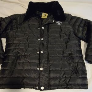 Hooey Men's Puffer Jacket Black Size M